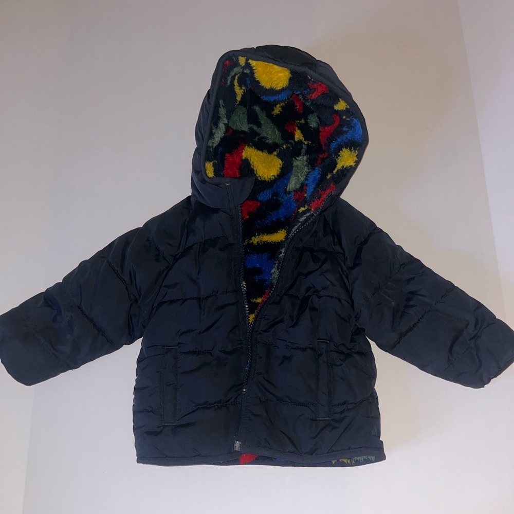 Old Navy Navy Blue Puffer Coat